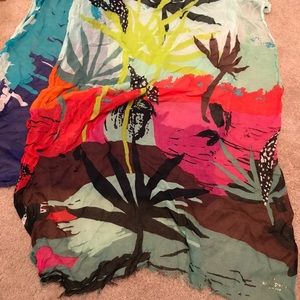 Kate Spade scarf. Bright fun pattern!